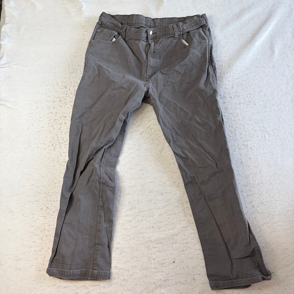 Dickies Duck Carpenter Pants Mens 36x30 Gray Straight Leg Canvas ED219RVG